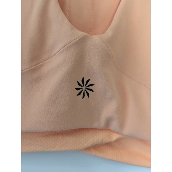 Athleta Conscious Crop Cutout Tank Top A-C Womens X-Small Orange Peach WOrkout - Picture 4 of 6